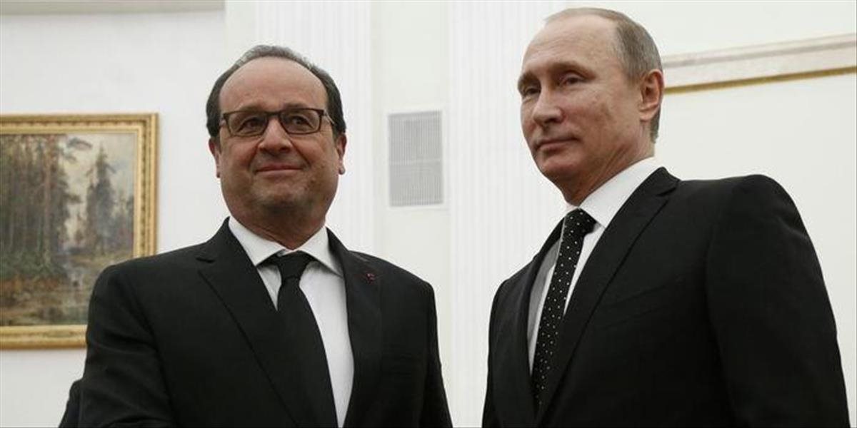 Putin a Hollande sa 19.októbra stretnú v Paríži na sýrskych mierových rozhovoroch
