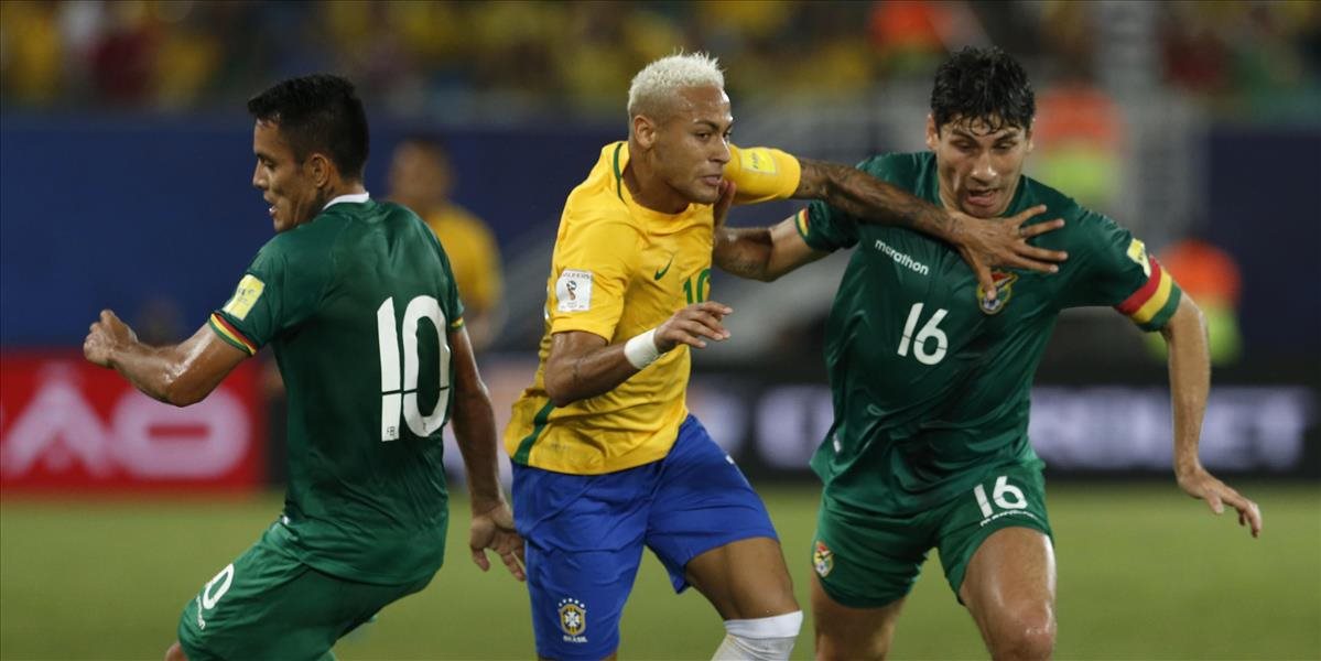 Brazília rozobrala Bolíviu, 300. gól Neymara, prekonal Zica