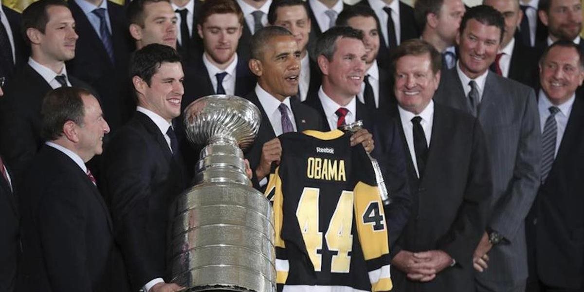 NHL: Obama prijal v Bielom dome šampiónov z Pittsburghu