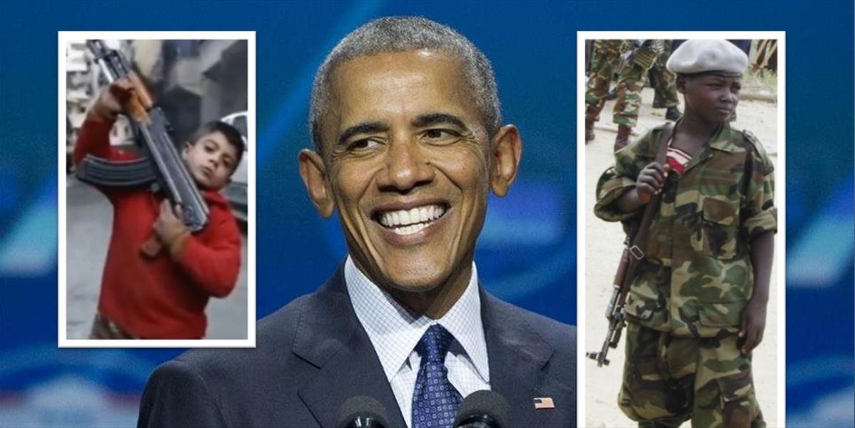 Obama udelil výnimky 7 krajinám, armády môžu naďalej využívať detských vojakov