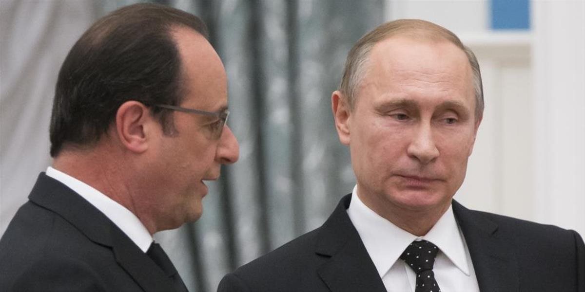 Hollande je pripravený stretnúť sa s Putinom, Kremeľ si počká