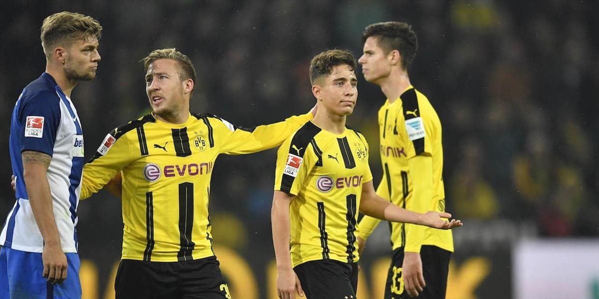 Dortmund doma remízoval s Herthou Berlín