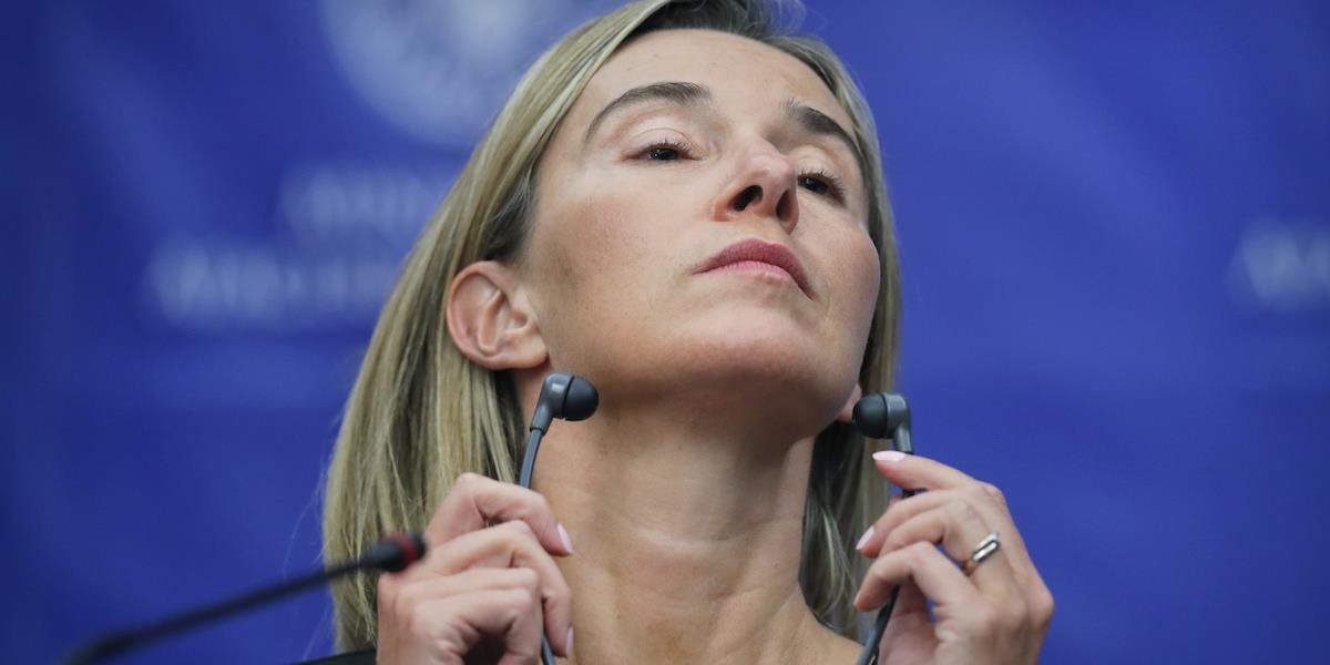 Mogheriniová: EÚ v Sýrii nie je vojenským hráčom, podporuje mierové riešenie