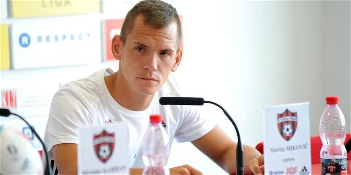 Kapitána Spartaka Mikoviča hnevá súčasná 6. priečka mužstva v tabuľke