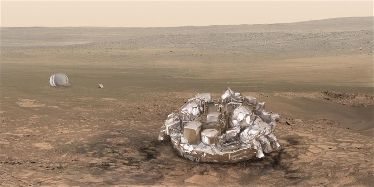 ESA stratila kontakt so sondou Schiaparelli tesne pred jej pristátím na Marse
