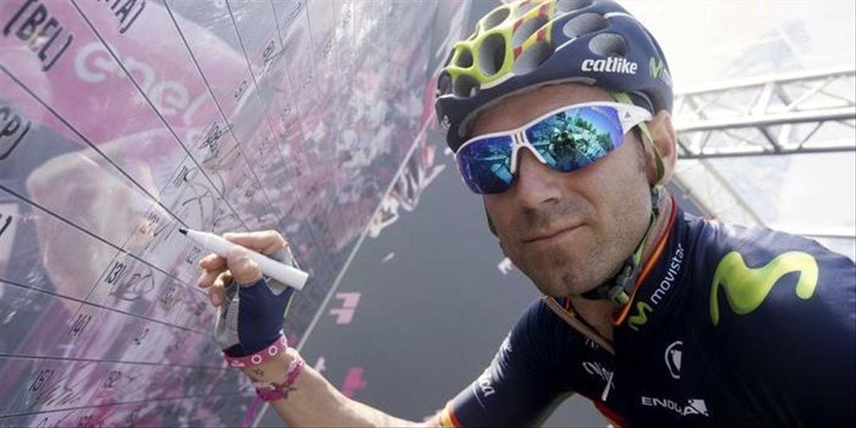 Cyklista Valverde predĺžil zmluvu s Movistar do konca roku 2019