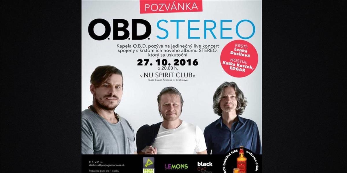 Lenka Dusilová a Peci Uherčík pokrstia album kapely O.B.D.