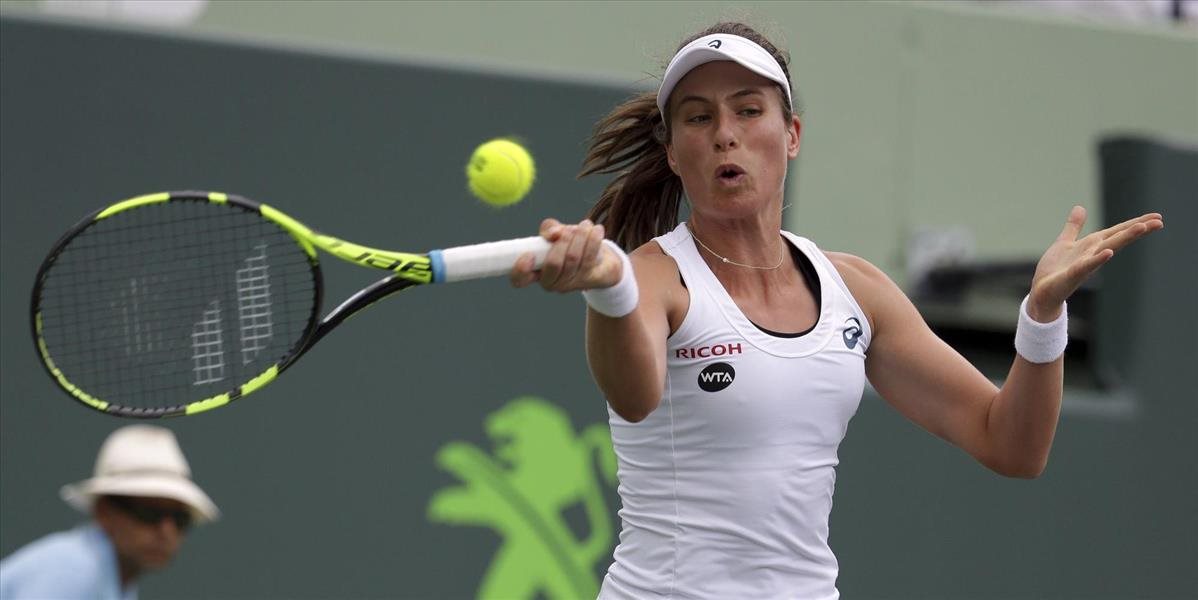 WTA Singapur: Britka Kontová je v dejisku a pripravená hrať na šampionáte