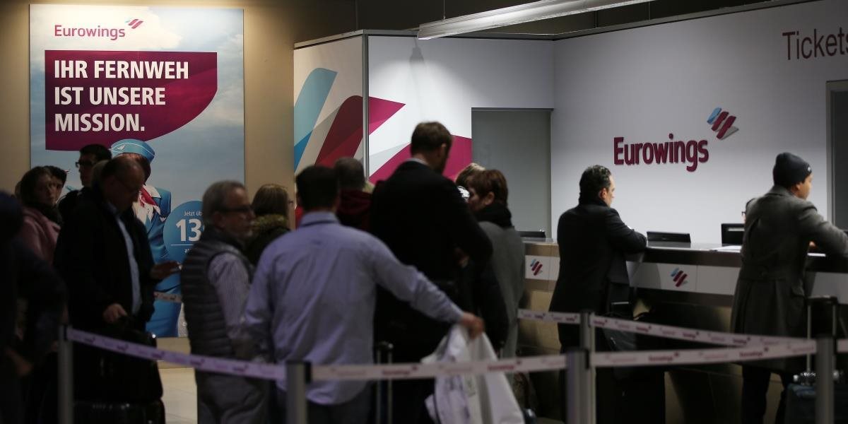 Pre štrajk personálu Eurowings zrušili stovky letov