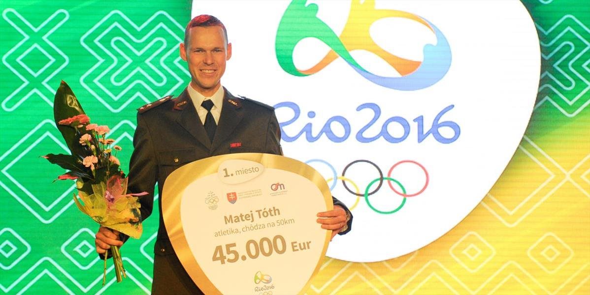 FOTO Slovenskí reprezentanti si prevzali ocenenia na "Olympic Gala Rio 2016"