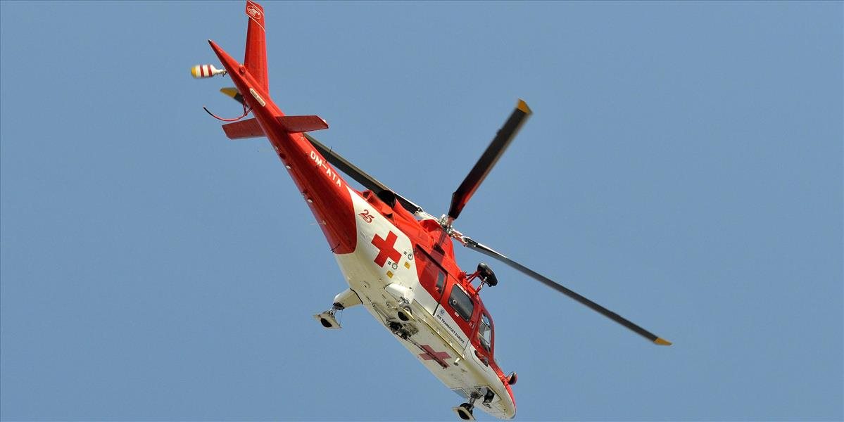 Leteckí záchranári pomáhali v Hanušovciach nad Topľou zrazenému chodcovi