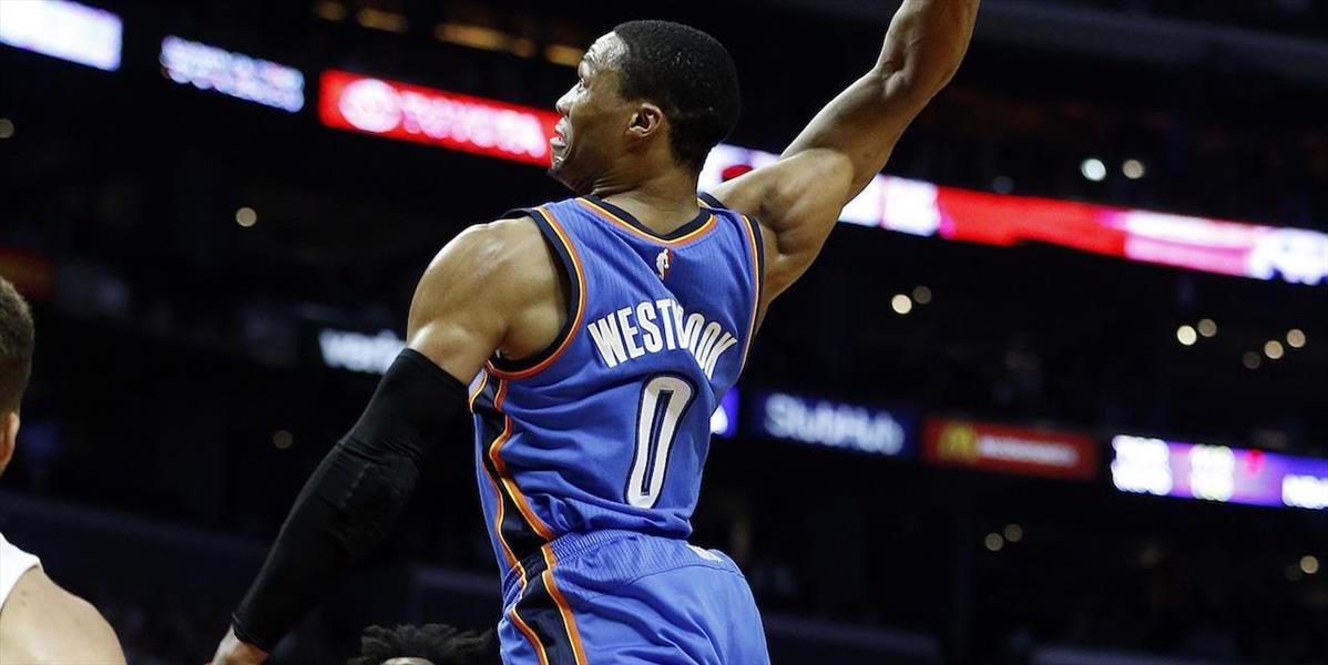 NBA: Oklahoma stále bez prehry, opäť úradoval Westbrook
