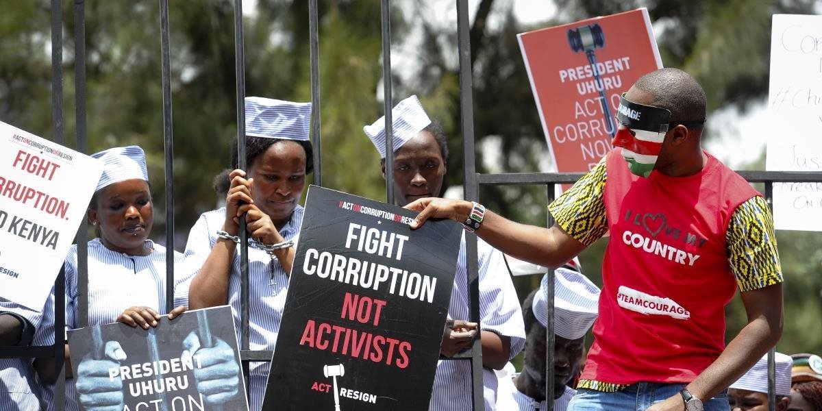 Polícia rozohnala v Nairobi demonštráciu proti korupcii