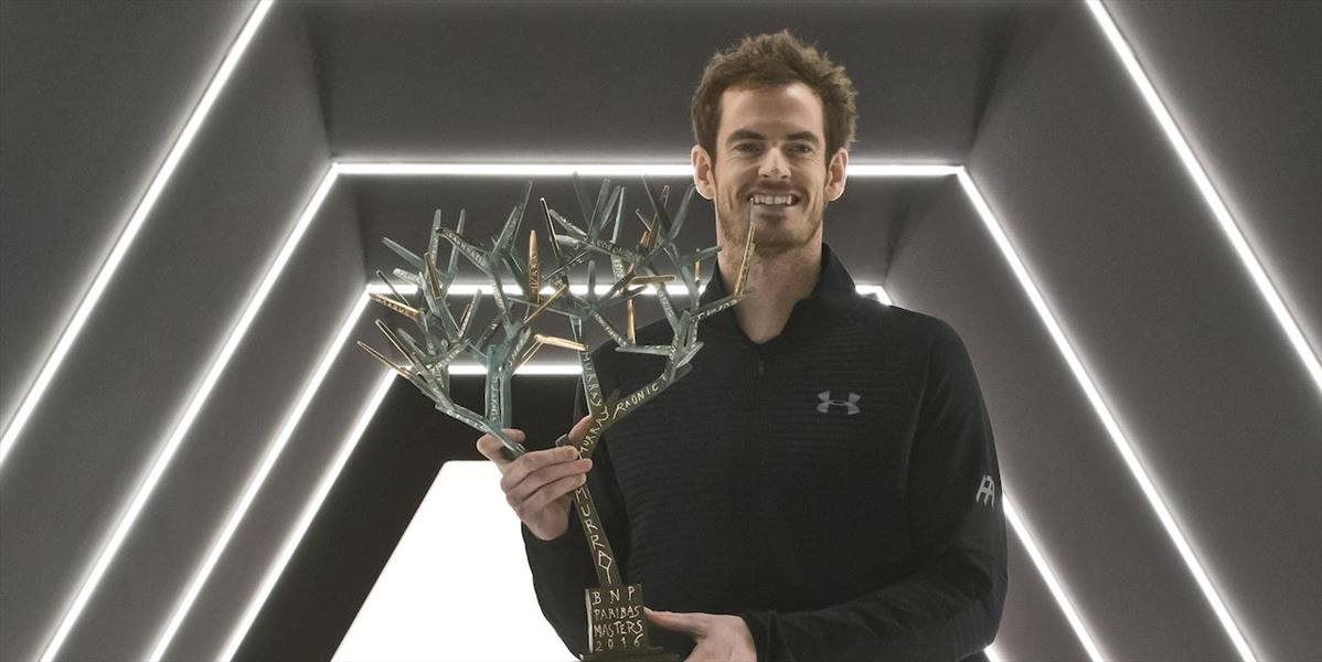 ATP Paríž: Murray oslávil post jednotky ziskom titulu