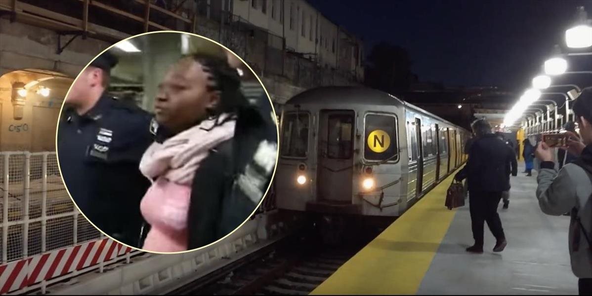 VIDEO V New Yorku opäť žena sotila človeka pod vlak metra