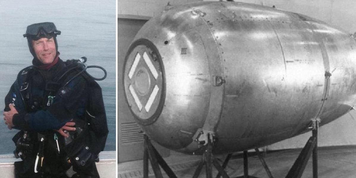 VIDEO Kanadský potápač objavil pravdepodobne cvičnú atómovú bombu!
