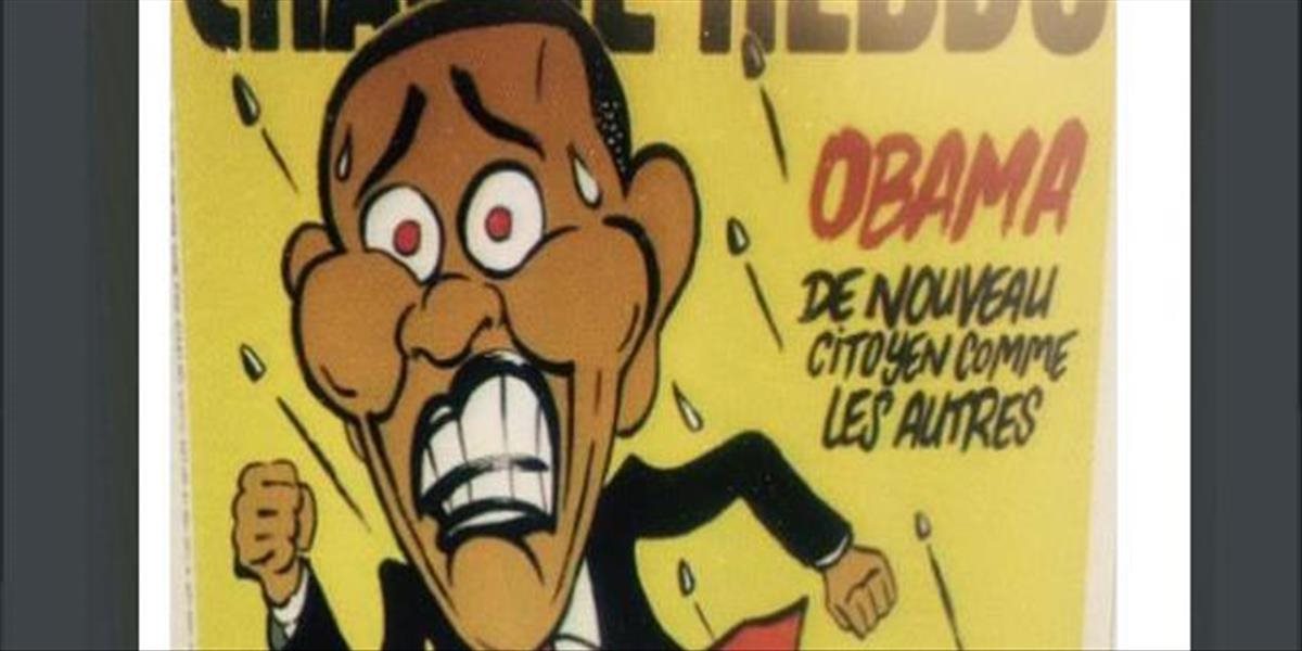 Charlie Hebdo dal na obálku nového čísla karikatúru občana Obamu s rasistickým odkazom