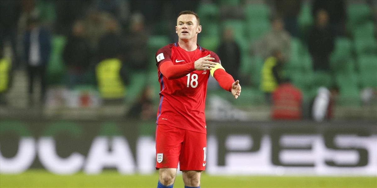 Rooney v piatok opäť povedie mužstvo v základe Angličanov