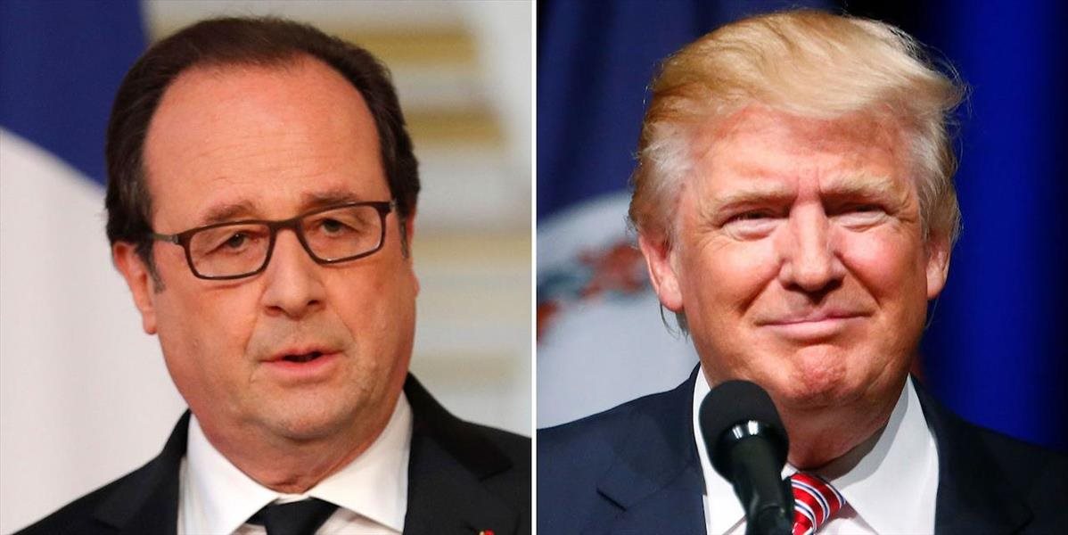 Prezident Hollande prvýkrát hovoril s Donaldom Trumpom