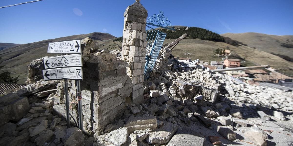 Taliansko dnes popoludní zasiahlo zemetrasenie s magnitúdou 4,2