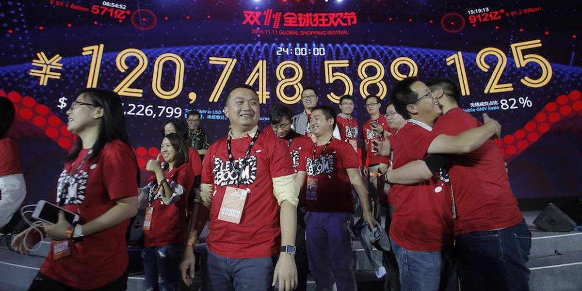 Čínsky internetový koncern Alibaba stanovil nový rekord v tržbách: Za jeden deň predali tovar za 17,8 miliardy!