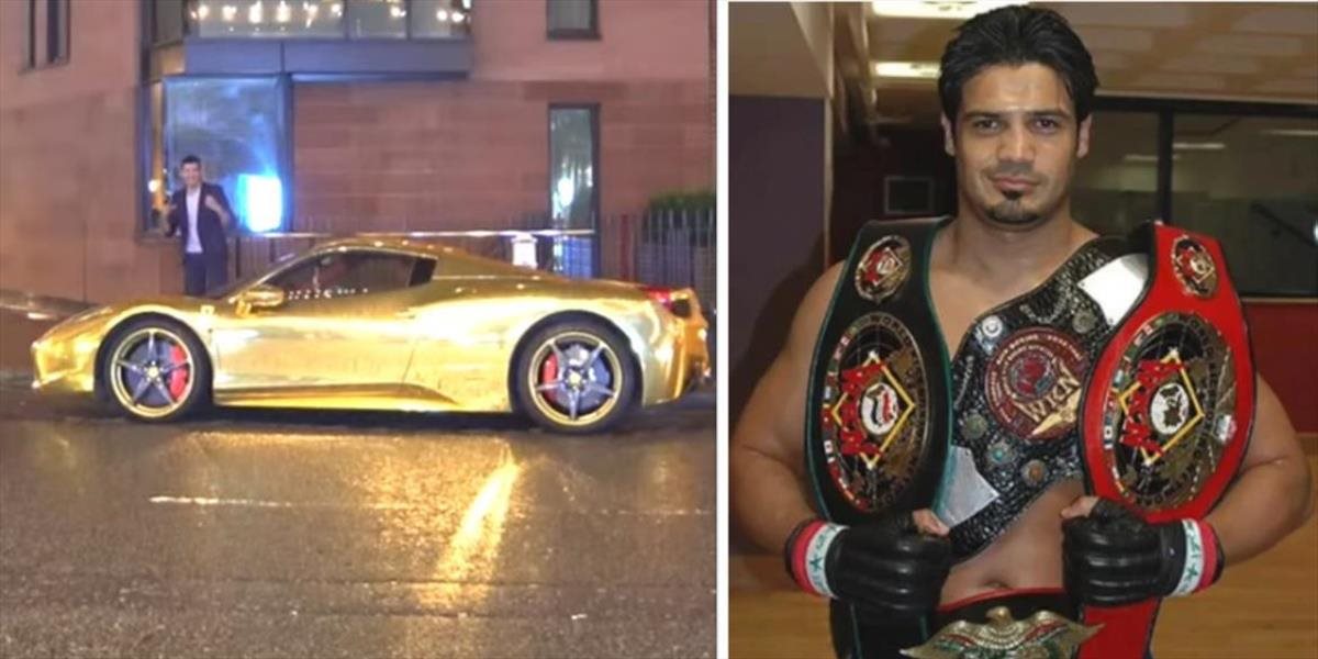 VIDEO Kickboxer Riyadh Al-Azzawi je veľký dobrák: Náhodným cudzincom urobil výlet na zlatom Ferrari