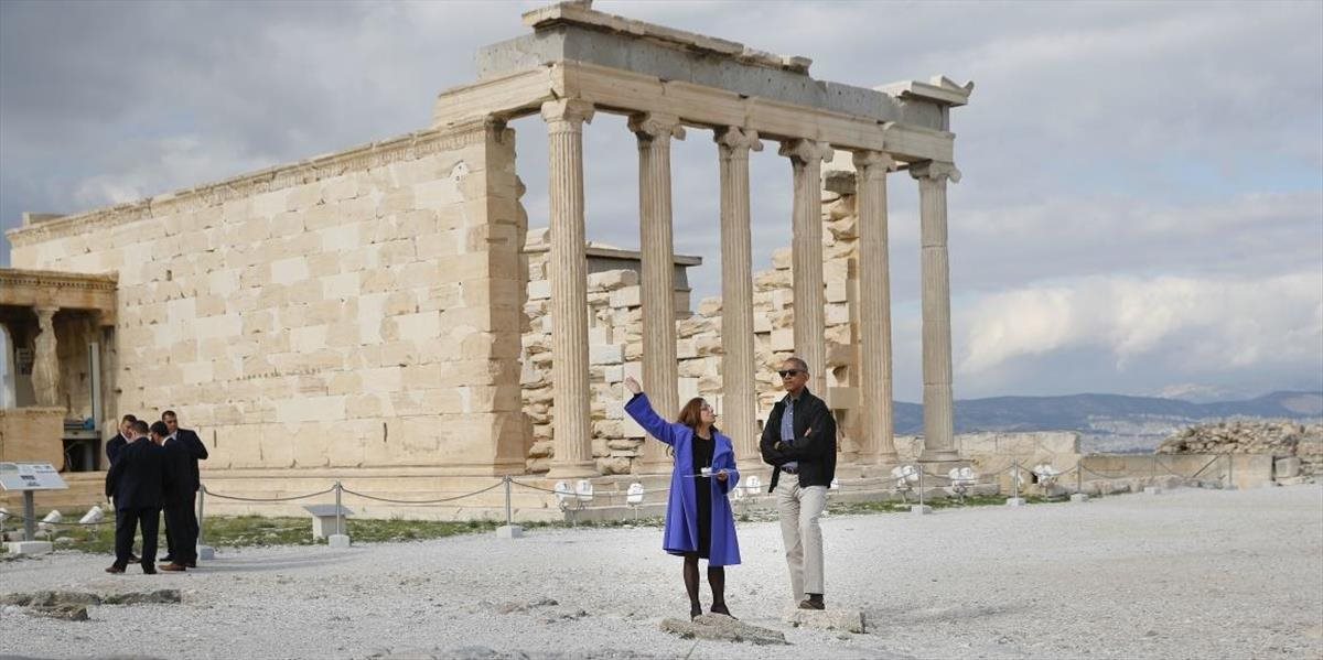 Kvôli návšteve Obamu uzavreli pre verejnosť aténsku Akropolu