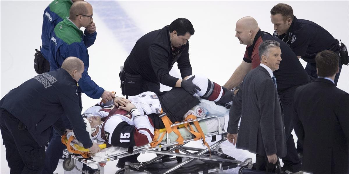 NHL: Richardson podstúpil operáciu, z dvojnásobnej zlomeniny nohy sa dostane