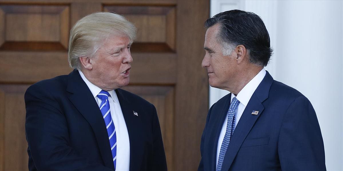 Trump sa stretol s Mittom Romneyom, svojím čelným kritikom v strane