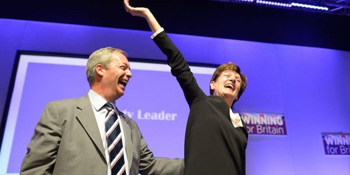 Britskú stranu UKIP opustila jej bývalá líderka Diane Jamesová