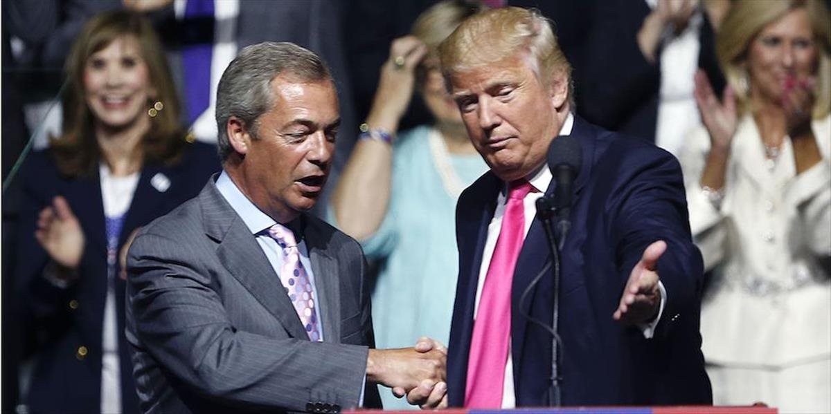 Trump: Farage by bol vhodným veľvyslancom Británie vo Washingtone