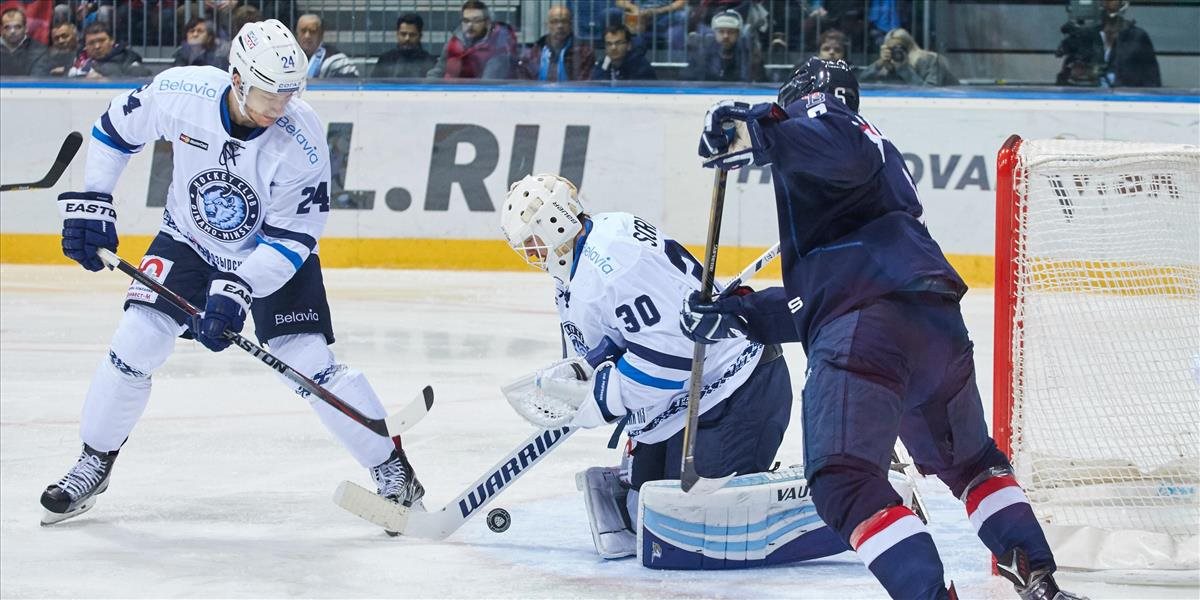 KHL: Slovan prehral v Moskve 2:4, na tripe získal tri body