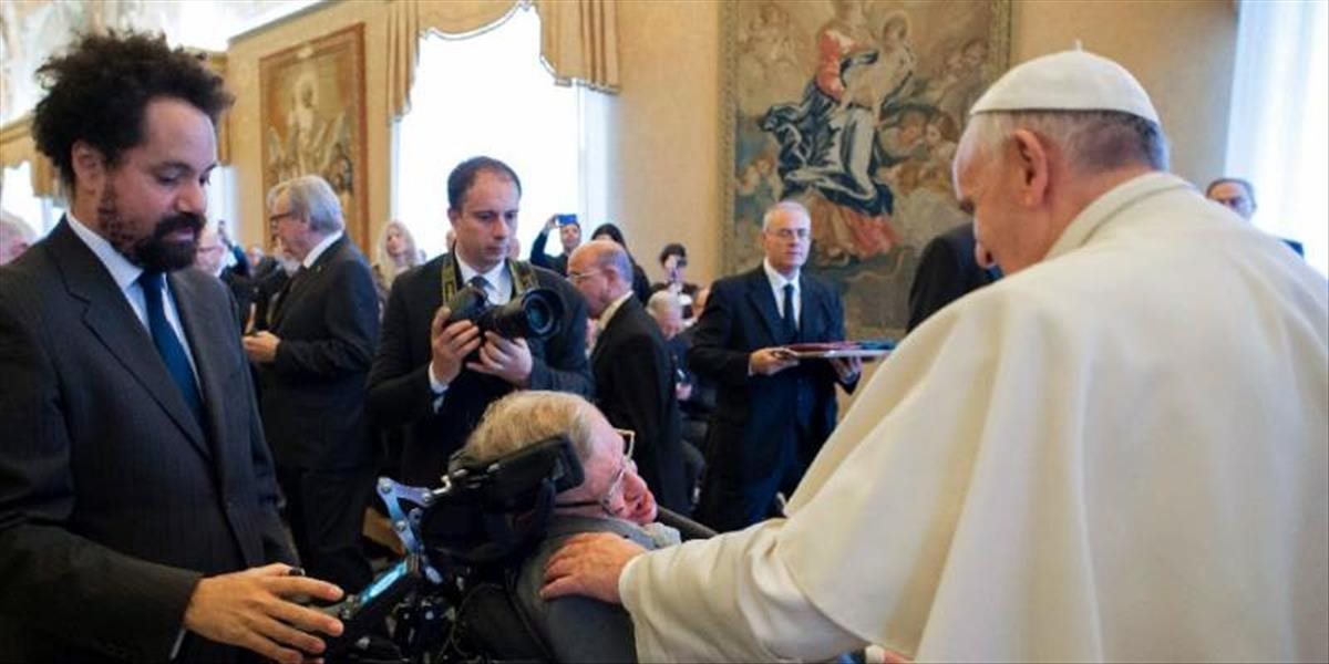 Pápež prijal britského astrofyzika Stephena Hawkinga