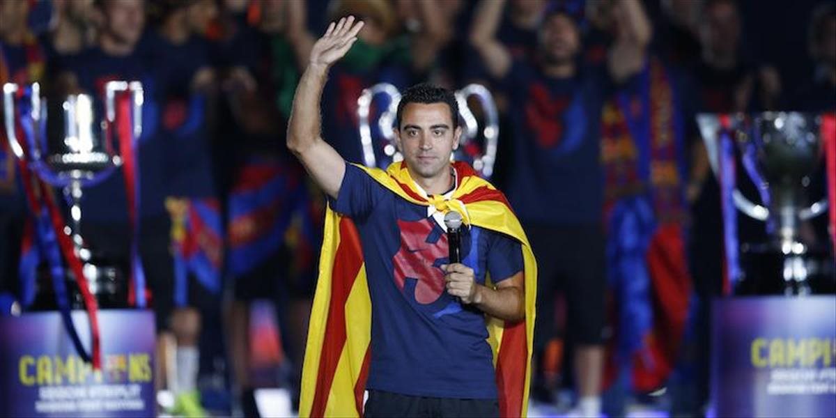 Xavi by v budúcnosti rád trénoval Barcelonu