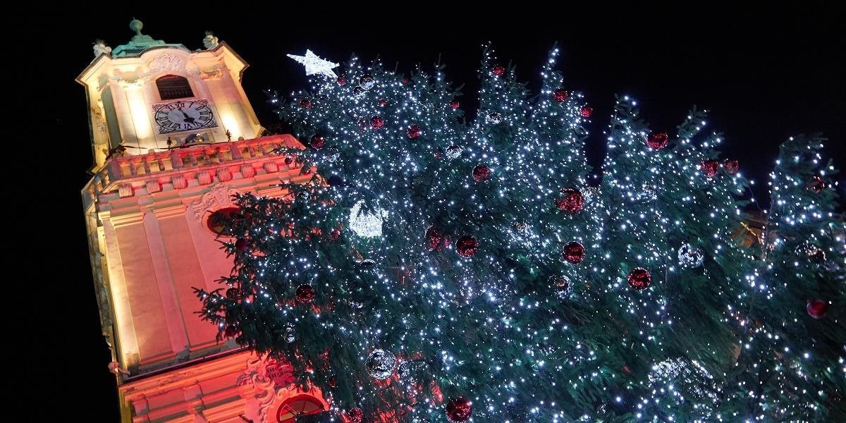 V Novom Meste rozsvietia vianočný stromček v pondelok