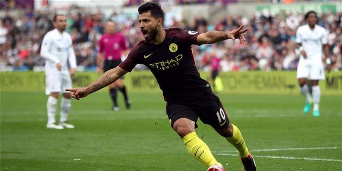 Útočník Agüero dostal za vylúčenie trest na štyri zápasy