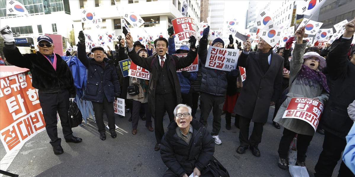Juhokórejčania podali hromadnú žalobu proti prezidentke Pak