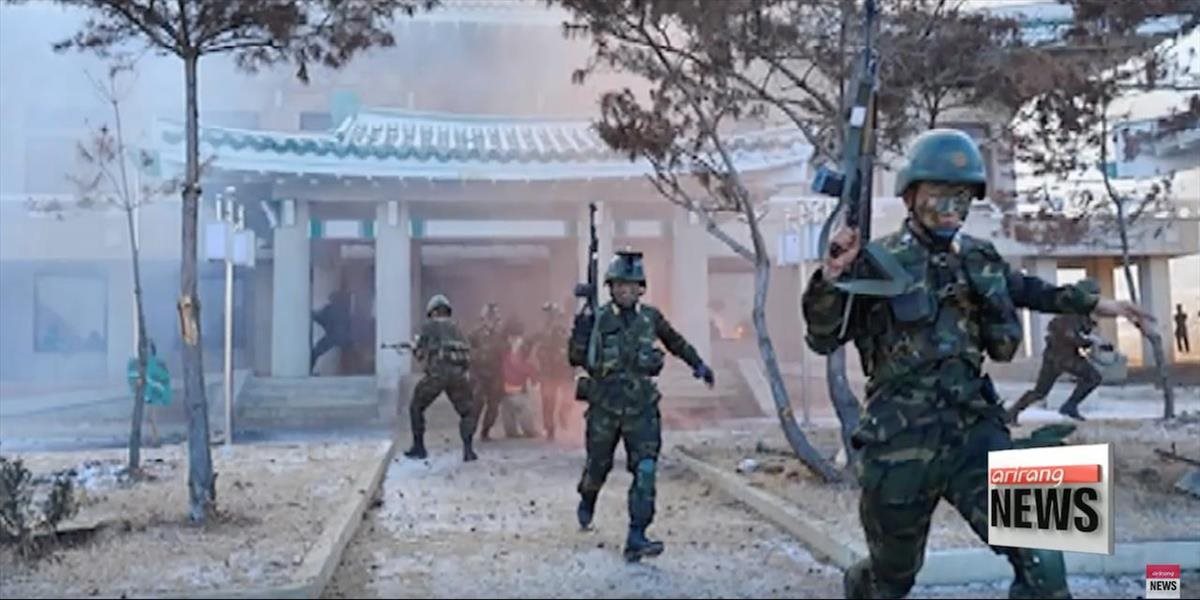 VIDEO Severná Kórea simulovala útoky na juhokórejské vládne objekty