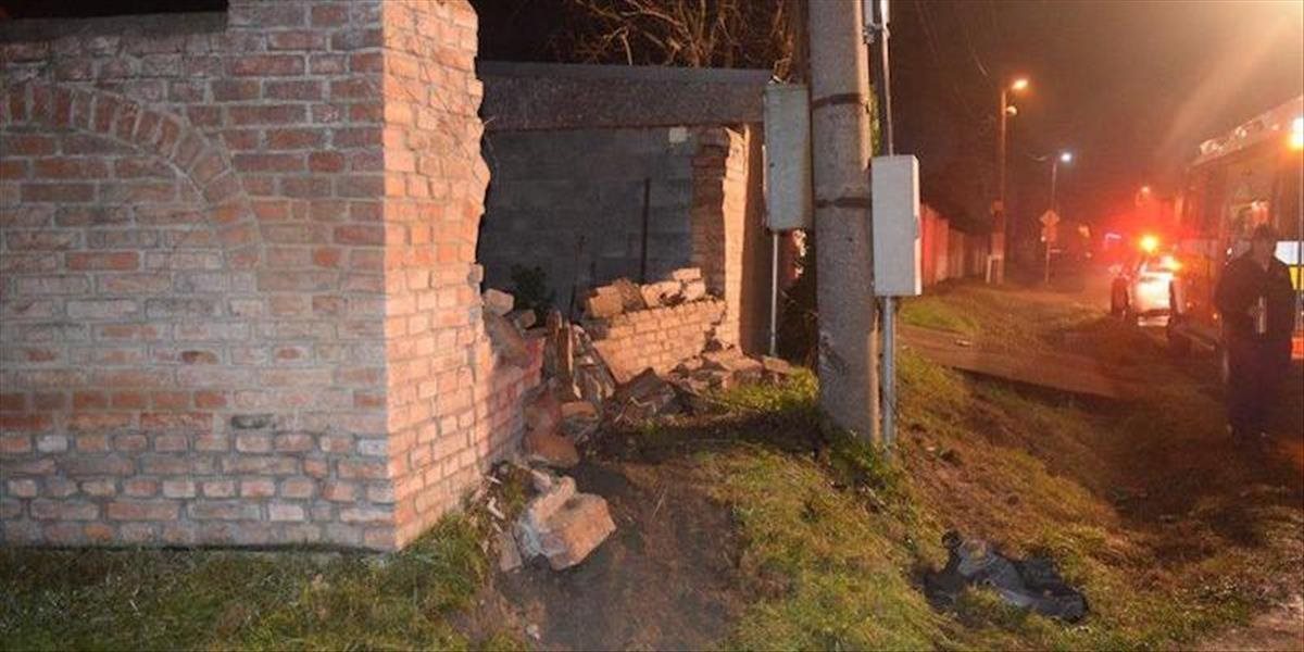 Muž pod vplyvom alkoholu spôsobil dopravnú nehodu v Nacinej Vsi