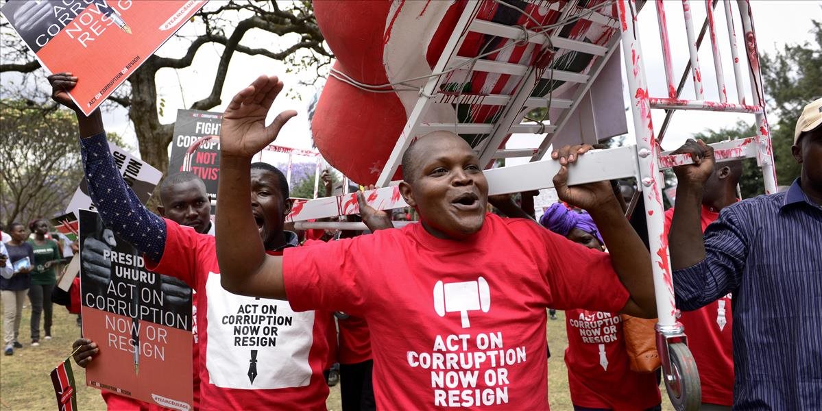 Kenská polícia rozhonala demonštráciu proti korupcii, krajina zvažuje odchod z ICC