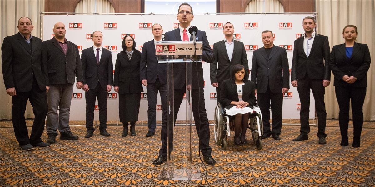 Na Slovensku vzniká nová strana NAJ: Vyhlasujú vojnu oligarchii a biede, chcú zostaviť vládu sami