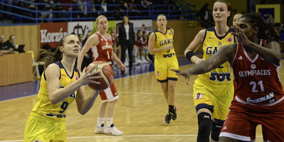 Basketbalistky Good Angels Košice zvíťazili nad gréckym tímom Olympiakos Pireus
