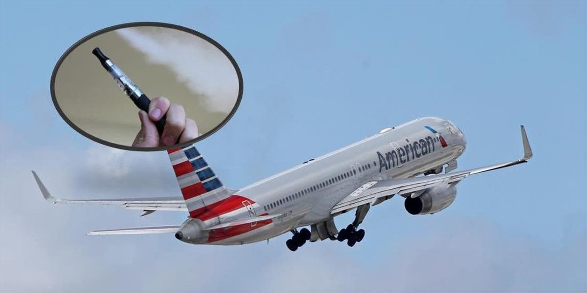 Požiar z elektronickej cigarety si vynútil núdzové pristátie lietadla American Airlines