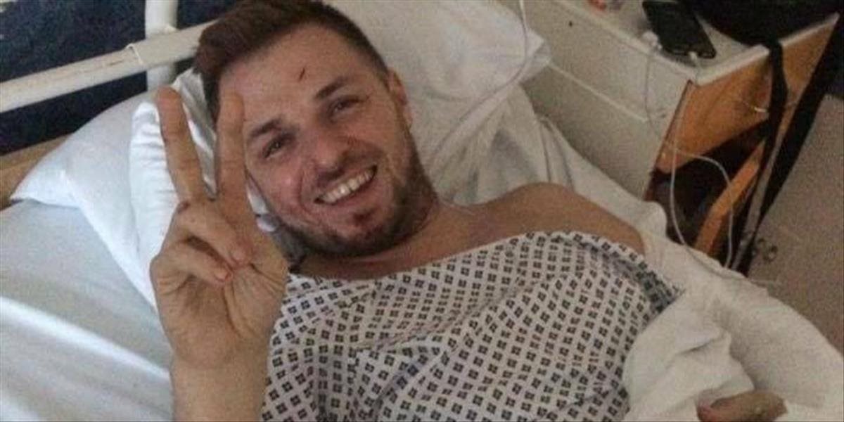 FOTO Známy DJ EKG po ťažkej nehode s úsmevom na tvári