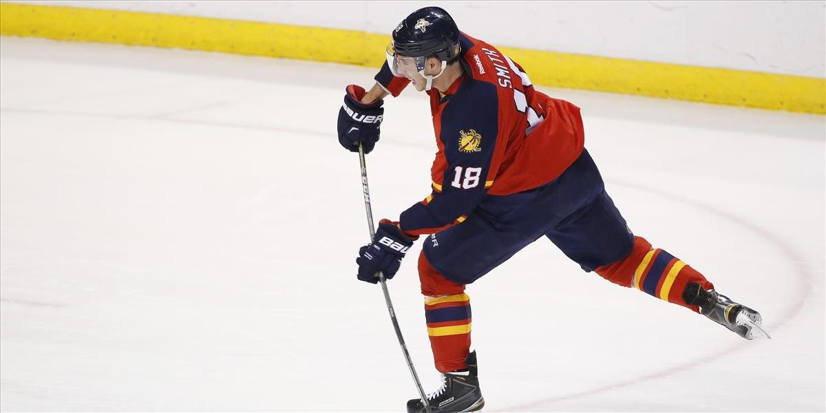 NHL: Útočník Floridy Reilly Smith utrpel otras mozgu