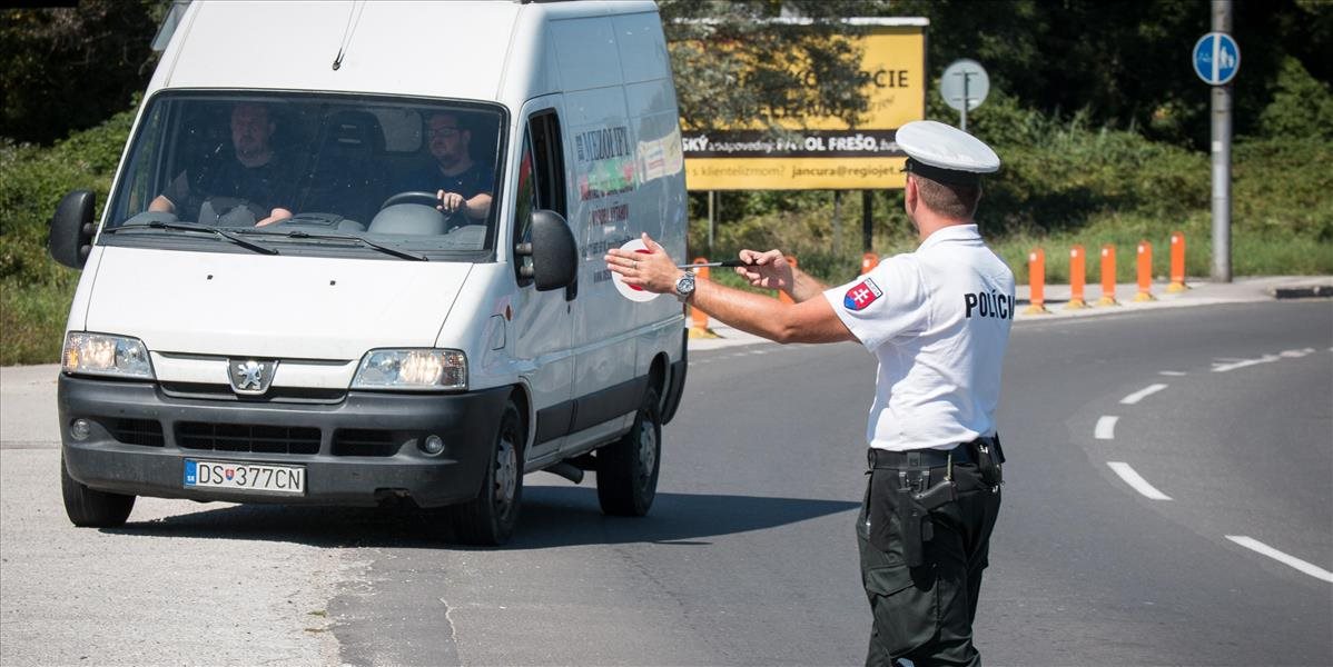 Polícia vykoná v Prešovskom okrese kontrolu cestnej premávky