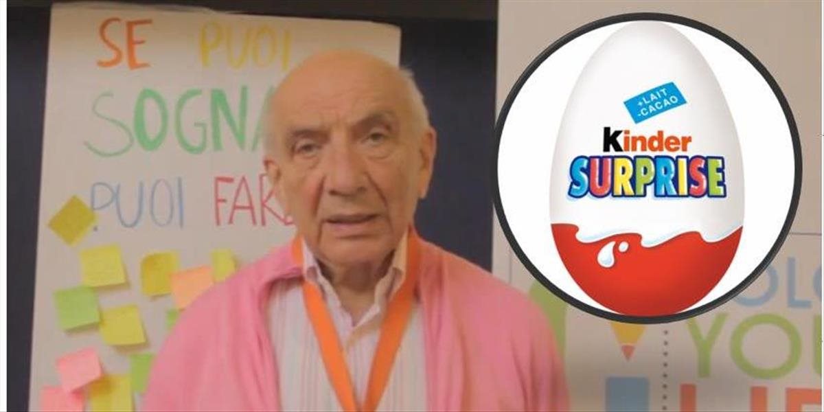 Zomrel William Salice, otec čokoládového kindervajíčka