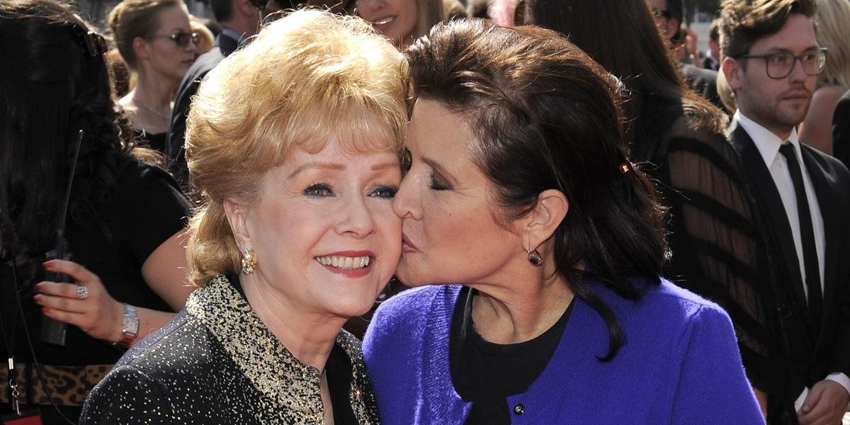 Zosnulé herečky Debbie Reynolds a Carrie Fisher pochovajú vedľa seba