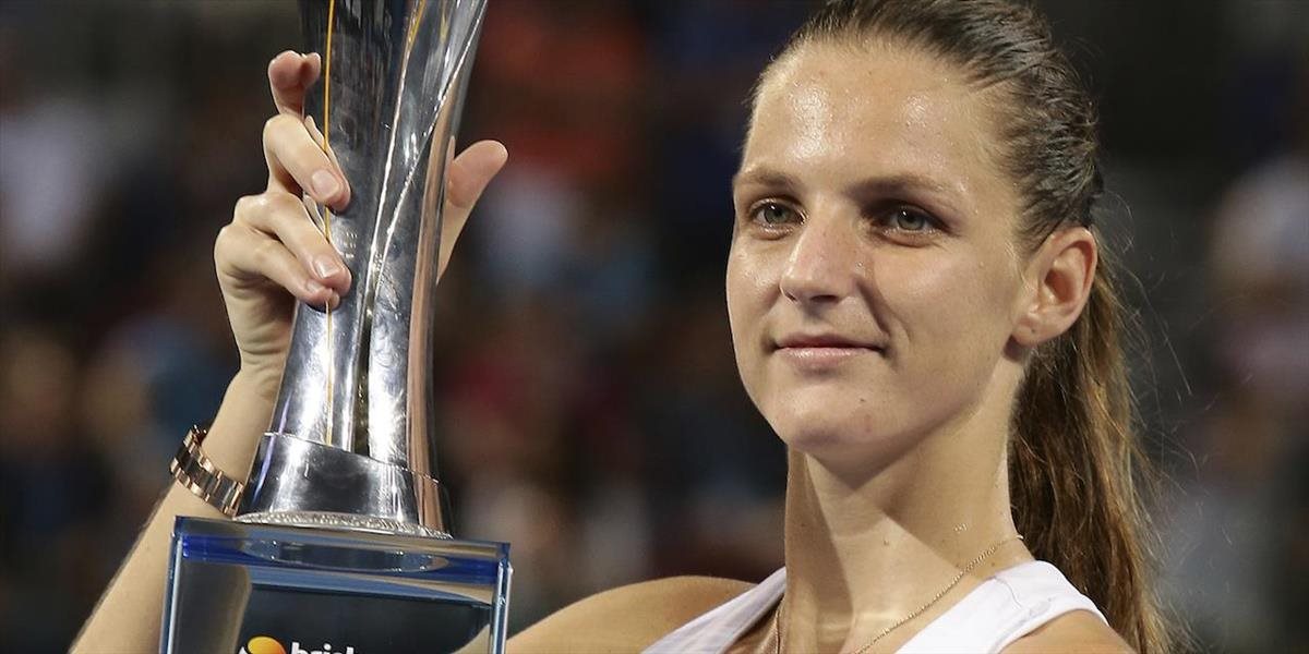 WTA Brisbane: Karolína Plíšková víťazkou turnaja, pôjde pred Cibulkovú