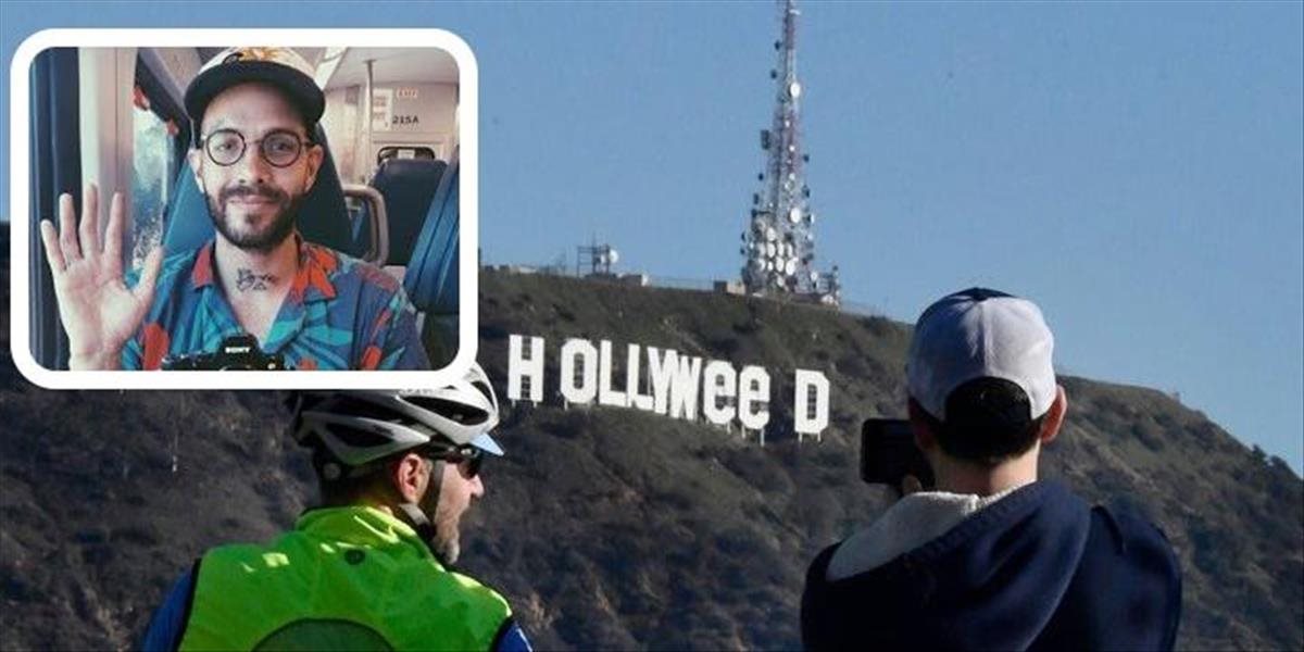 Polícia zatkla muža, ktorý zmenil nápis Hollywood na "Hollyweed"